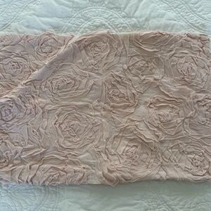 Restoration Hardware Petal Pink Fleur Lumbar Pillow Cover
